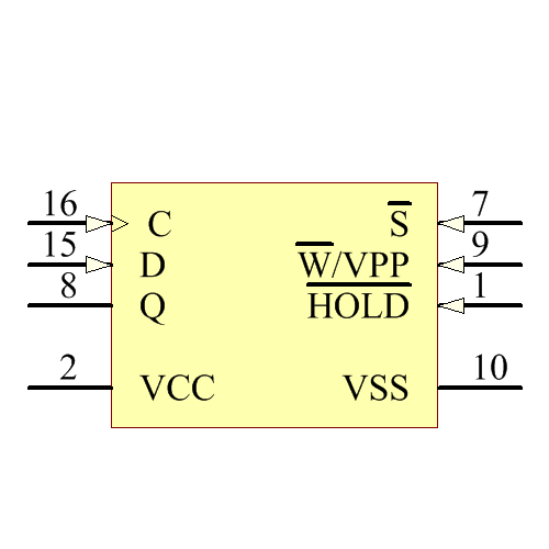 M25P64S-VMF6TP Symbol - Micron