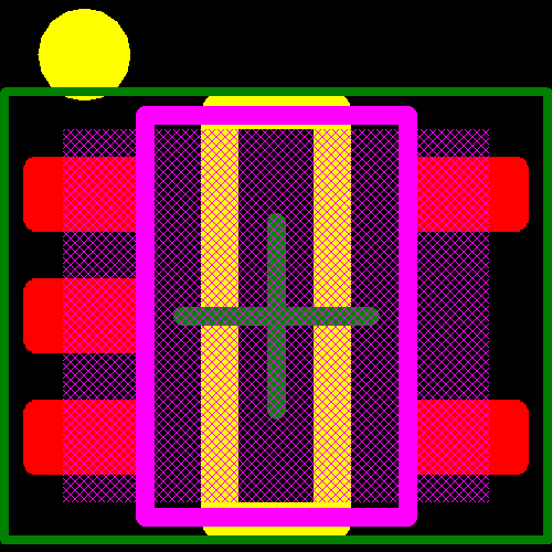 SN74AHC1G08QDCKRQ1 Footprint - Texas Instruments
