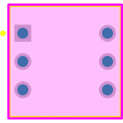 PT65121 Footprint - APEM