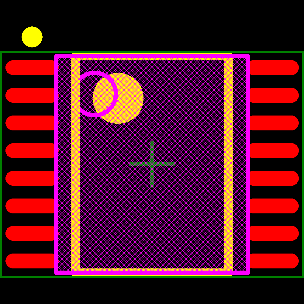 ADG5413BRUZ-REEL7 Footprint - Analog Devices