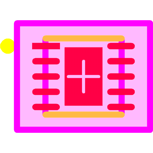MIC2297-42YML-TR Footprint - Microchip