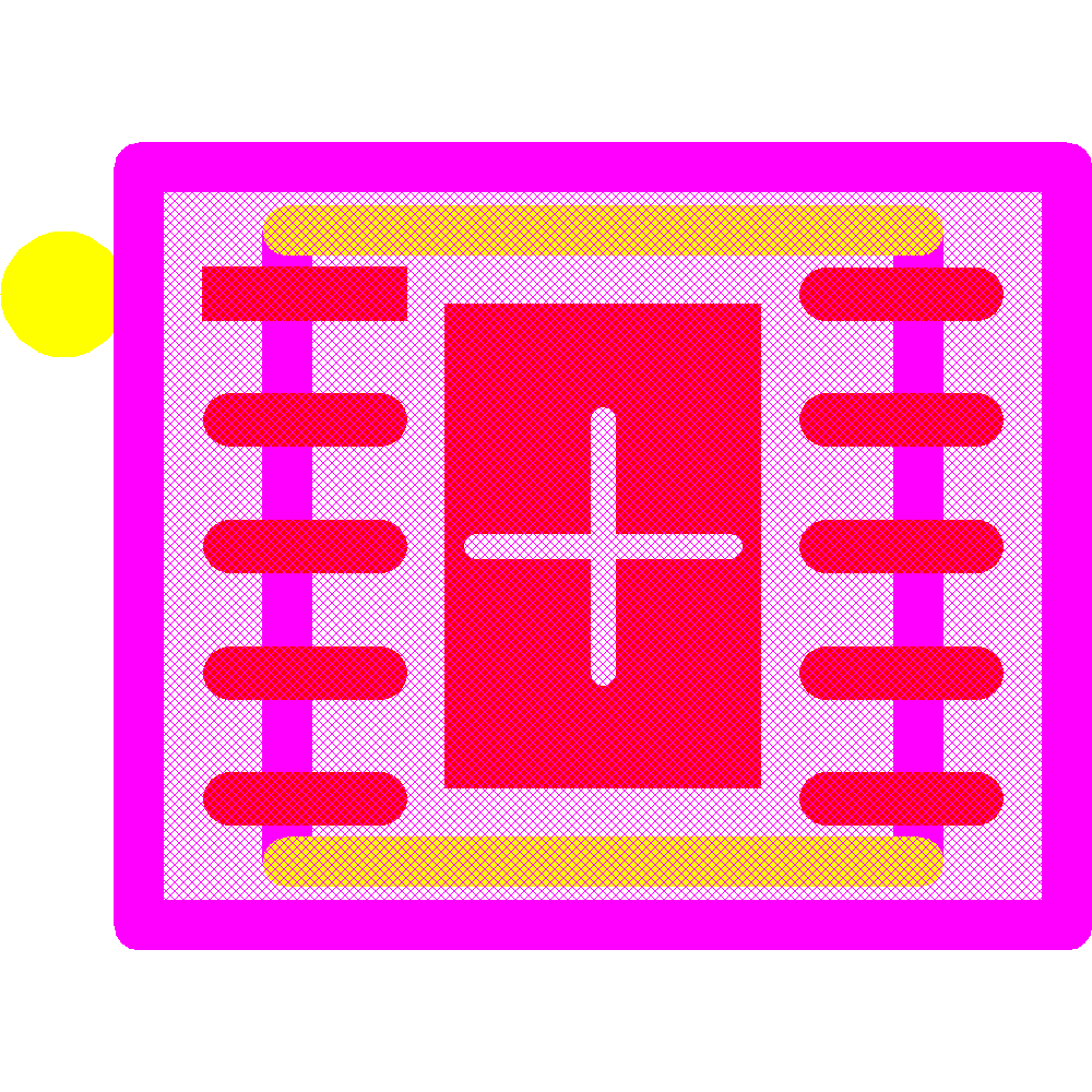 MIC2297-42YML-TR Footprint - Microchip