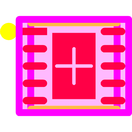MIC2297-42YML-TR Footprint - Microchip