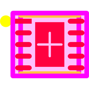 MIC2297-42YML-TR Footprint - Microchip