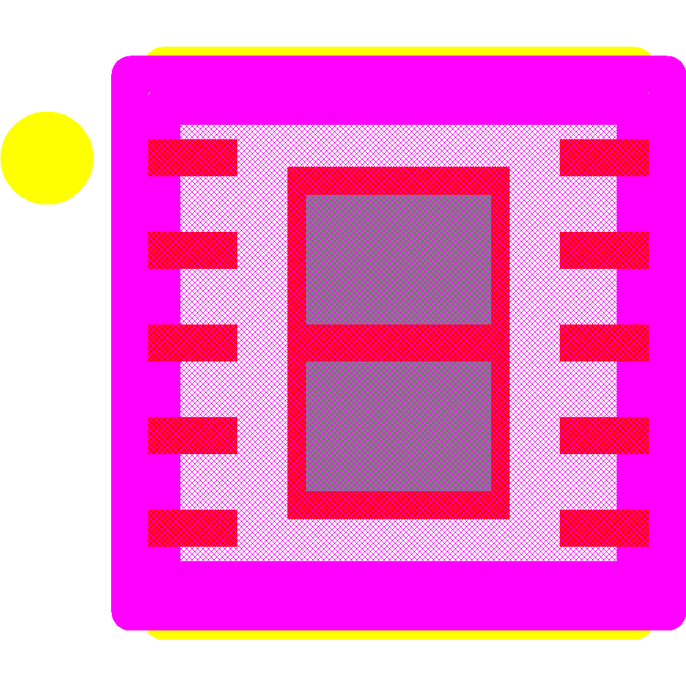 MIC2297-42YML-TR Footprint - Microchip
