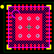 AT86RF233-ZF Footprint - Microchip