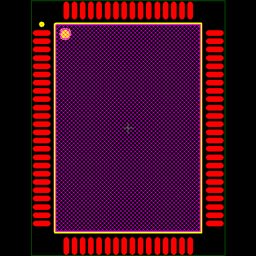 Z16F6411FI20SG Footprint - Zilog