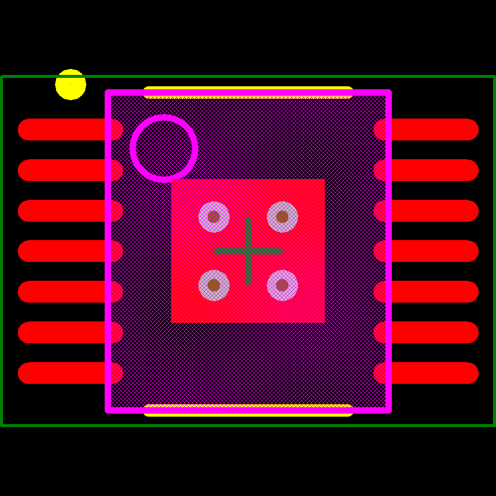 TPS61500PWP Footprint - Texas Instruments