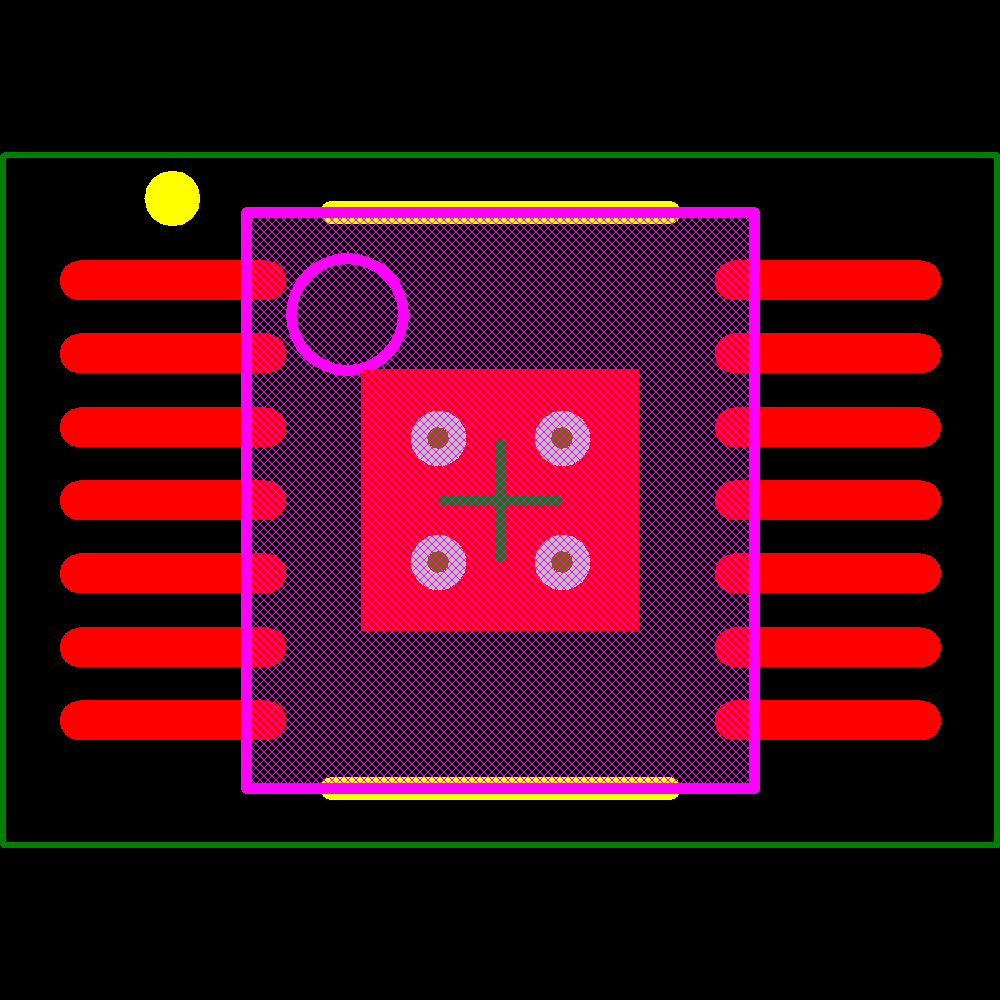 TPS61500PWP Footprint - Texas Instruments