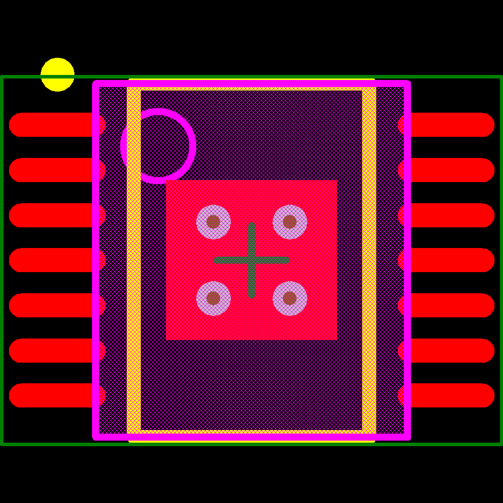 TPS61500PWP Footprint - Texas Instruments
