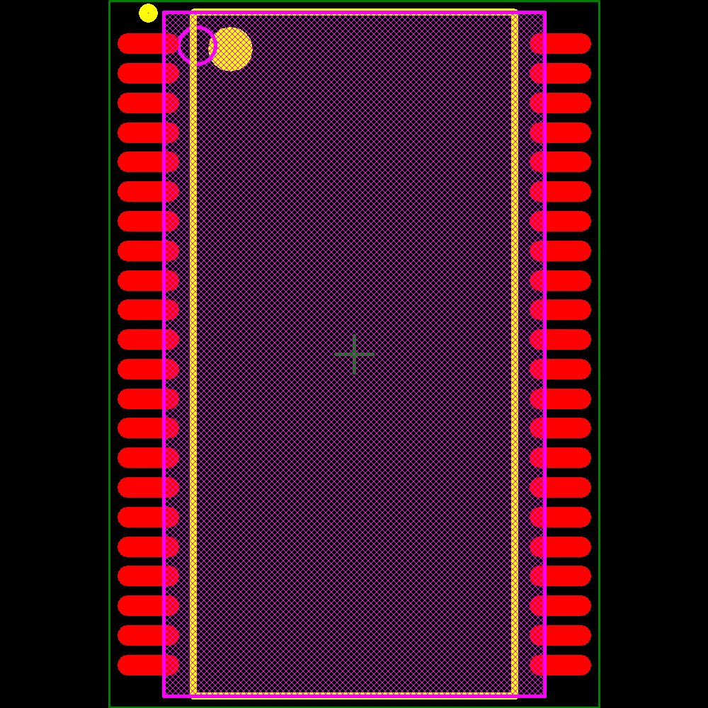 IS64WV12816DBLL-12CTLA3-TR Footprint - ISSI