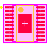 TPS92692QPWPRQ1 Footprint - Texas Instruments