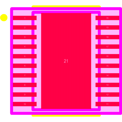 TPS92692QPWPRQ1 Footprint - Texas Instruments