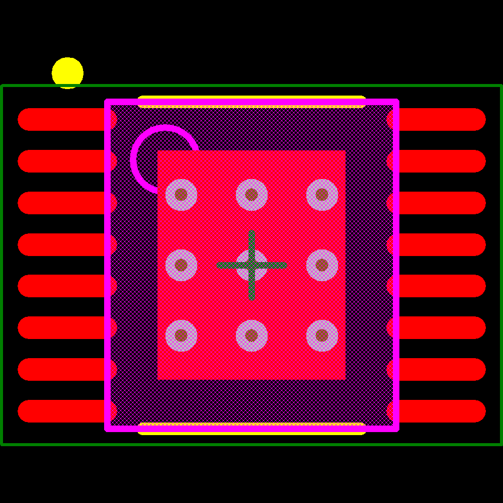 LT3466EFE#TRPBF Footprint - Analog Devices