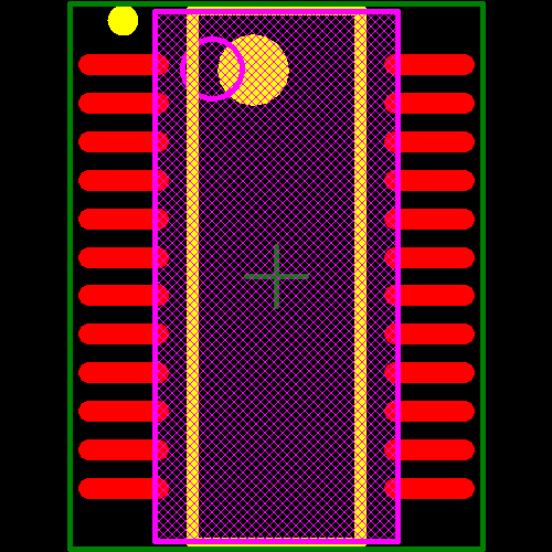 TLC5929DBQR Footprint - Texas Instruments