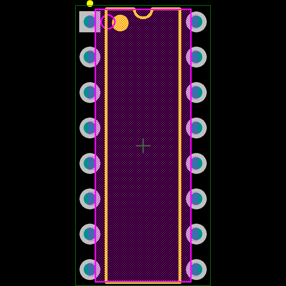 LTC691IN#PBF Footprint - Analog Devices