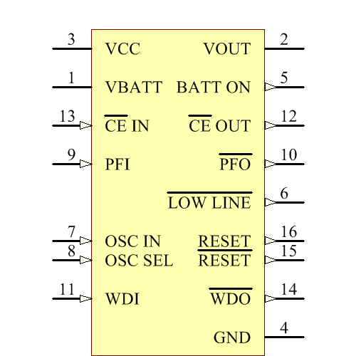 LTC691IN#PBF Symbol - Analog Devices