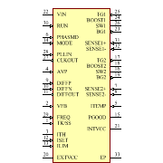 LTC3856EUH#PBF Symbol - Analog Devices