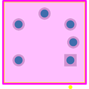 B3W-9000-G1G Footprint - Omron