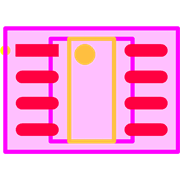 TLE9251VSJXUMA1 Footprint - Infineon