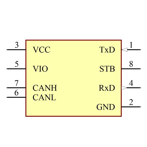 TLE9251VSJXUMA1 Symbol - Infineon