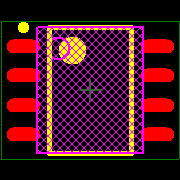 TC120333EHATR Footprint - Microchip