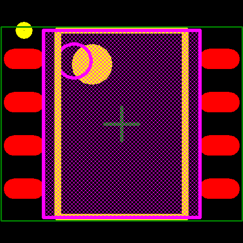 TC120333EHATR Footprint - Microchip