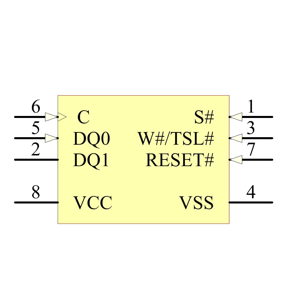 M25PE40-VMN6TP Symbol - Micron