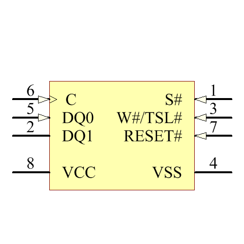 M25PE40-VMN6TP Symbol - Micron