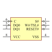 M25PE40-VMN6TP Symbol - Micron