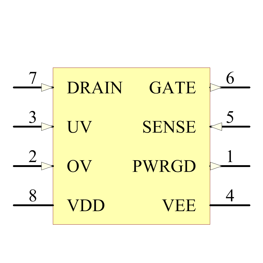 LT4250HIN8 Symbol - Analog Devices / Linear Technology
