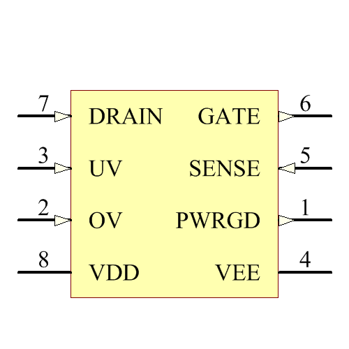 LT4250HIN8 Symbol - Analog Devices / Linear Technology
