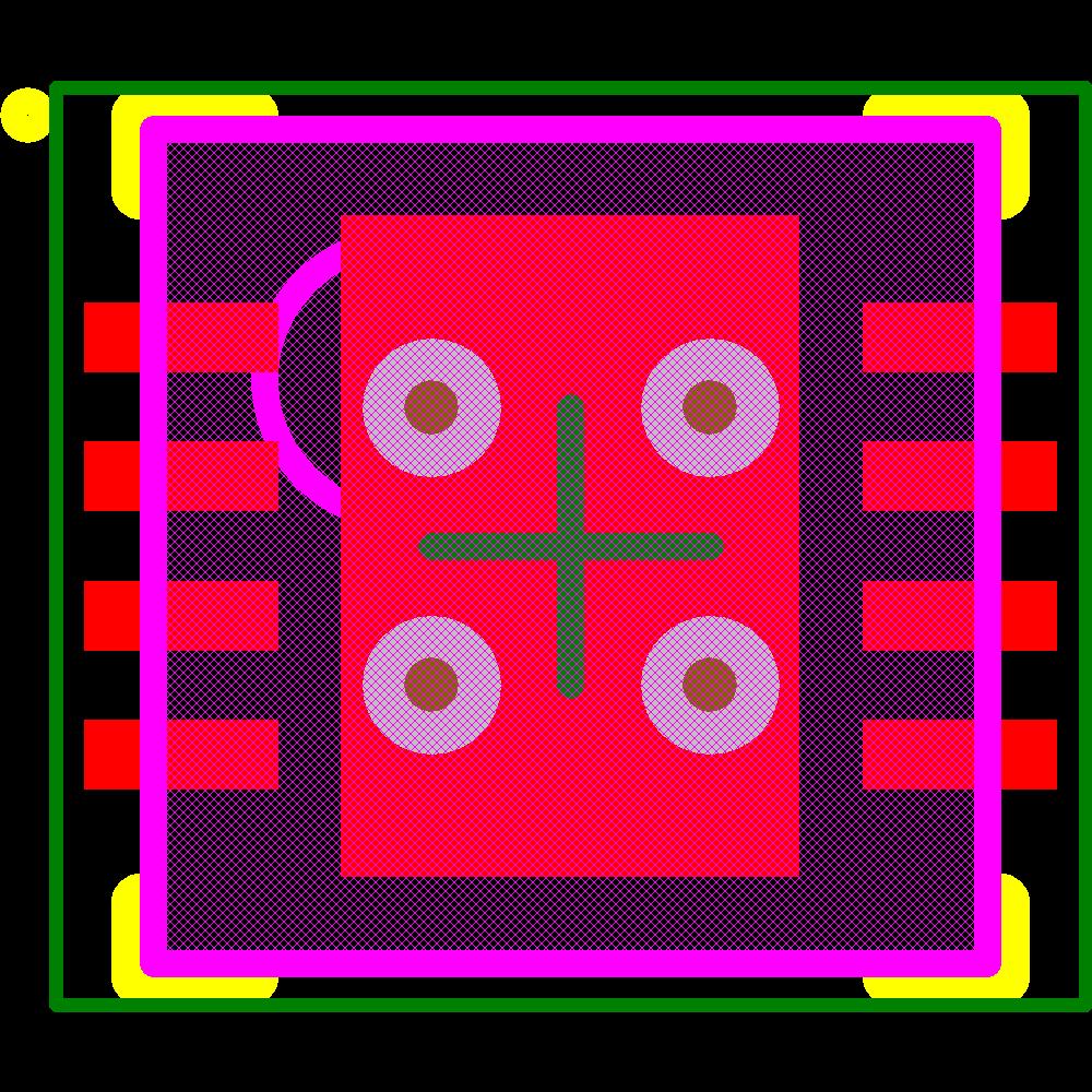 LTC3490EDD#TRPBF Footprint - Analog Devices