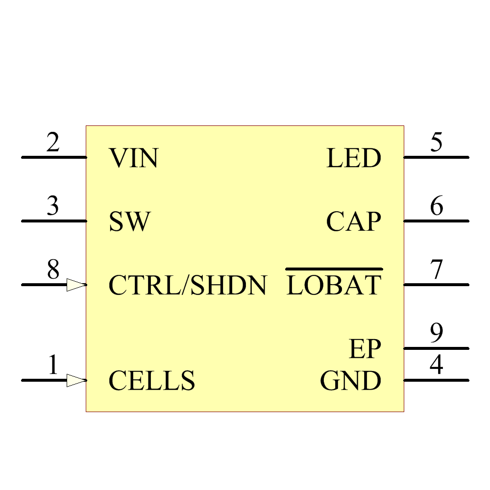 LTC3490EDD#TRPBF Symbol - Analog Devices