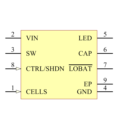 LTC3490EDD#TRPBF Symbol - Analog Devices
