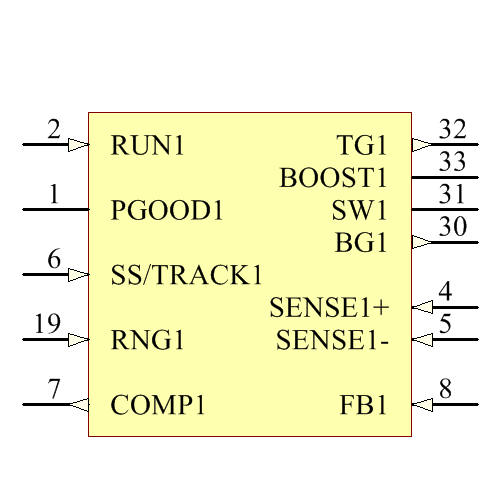 LTC3811EG#PBF Symbol - Analog Devices