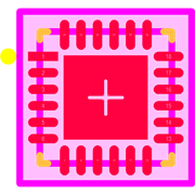 LP5569RTWR Footprint - Texas Instruments