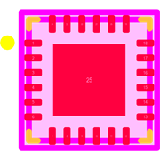 LP5569RTWR Footprint - Texas Instruments