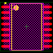 ISO7241MDWR Footprint - Texas Instruments