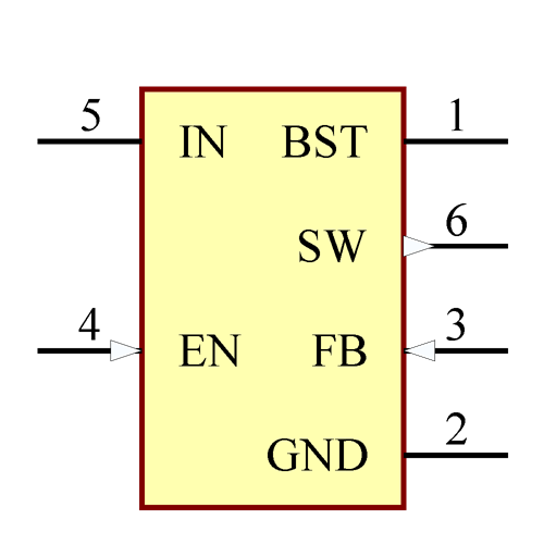MP2459GJ-P Symbol - Monolithic Power Systems