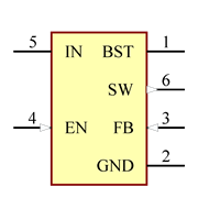 MP2459GJ-P Symbol - Monolithic Power Systems