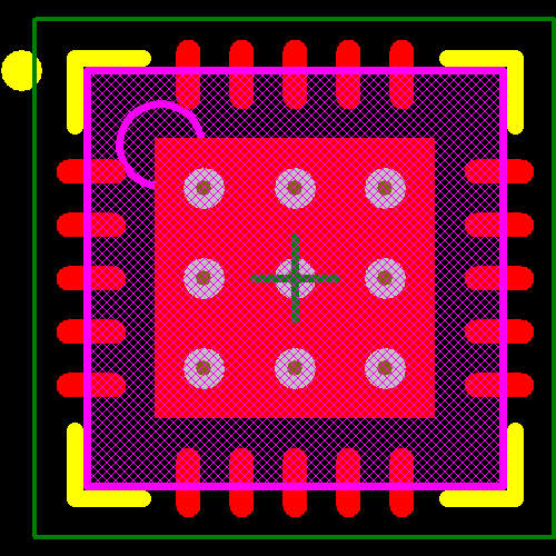 Z8F0131QH020SG Footprint - Zilog