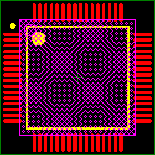 C8051F700-GQ Footprint - Silicon Lab