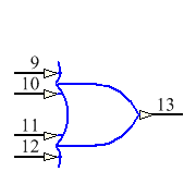 CD4072BM96 Symbol - Texas Instruments