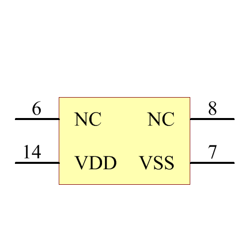 CD4072BM96 Symbol - Texas Instruments