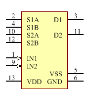 ADG1236YRUZ-REEL Symbol - Analog Devices