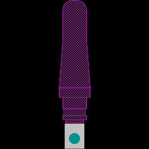 ANT-418-PW-LP Footprint - TE Connectivity / Linx Technologies