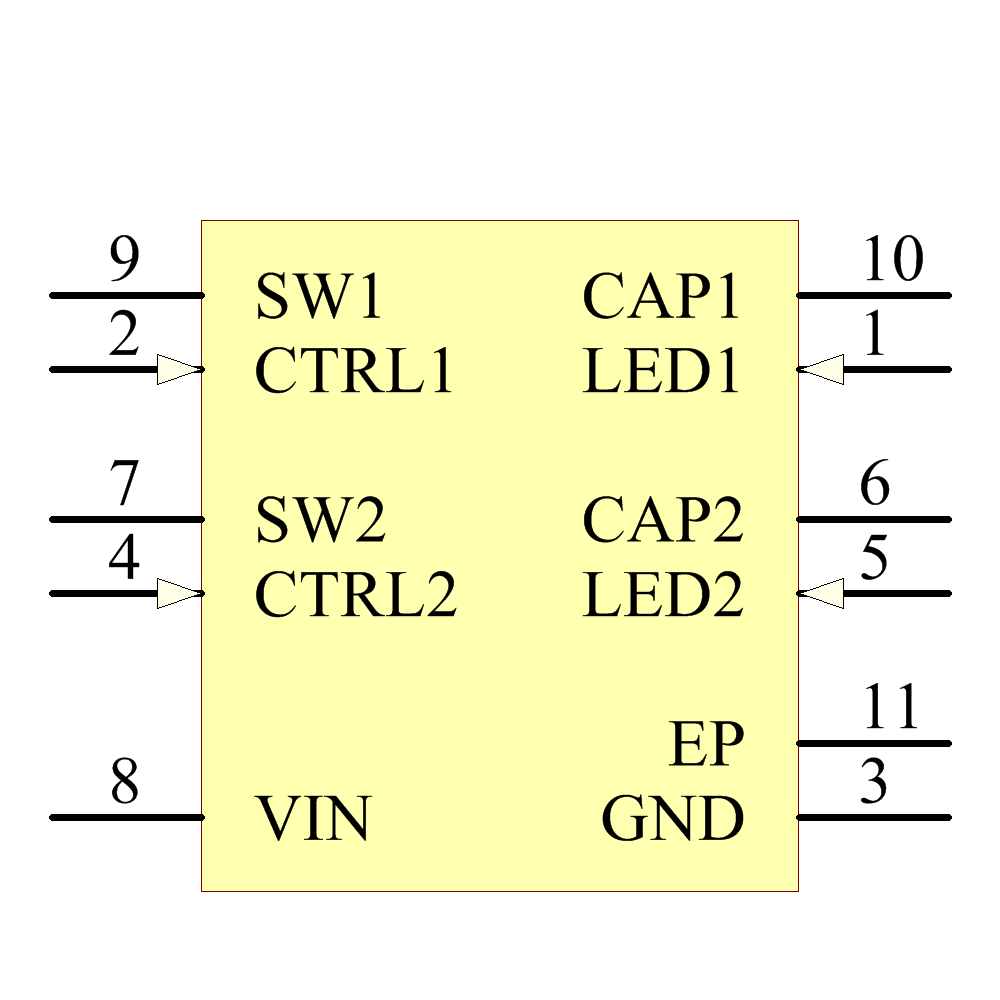 LT3497EDDB#TRPBF Symbol - Analog Devices