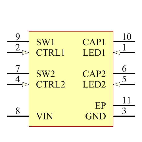 LT3497EDDB#TRPBF Symbol - Analog Devices