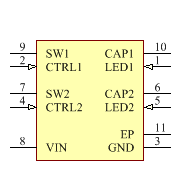 LT3497EDDB#TRPBF Symbol - Analog Devices